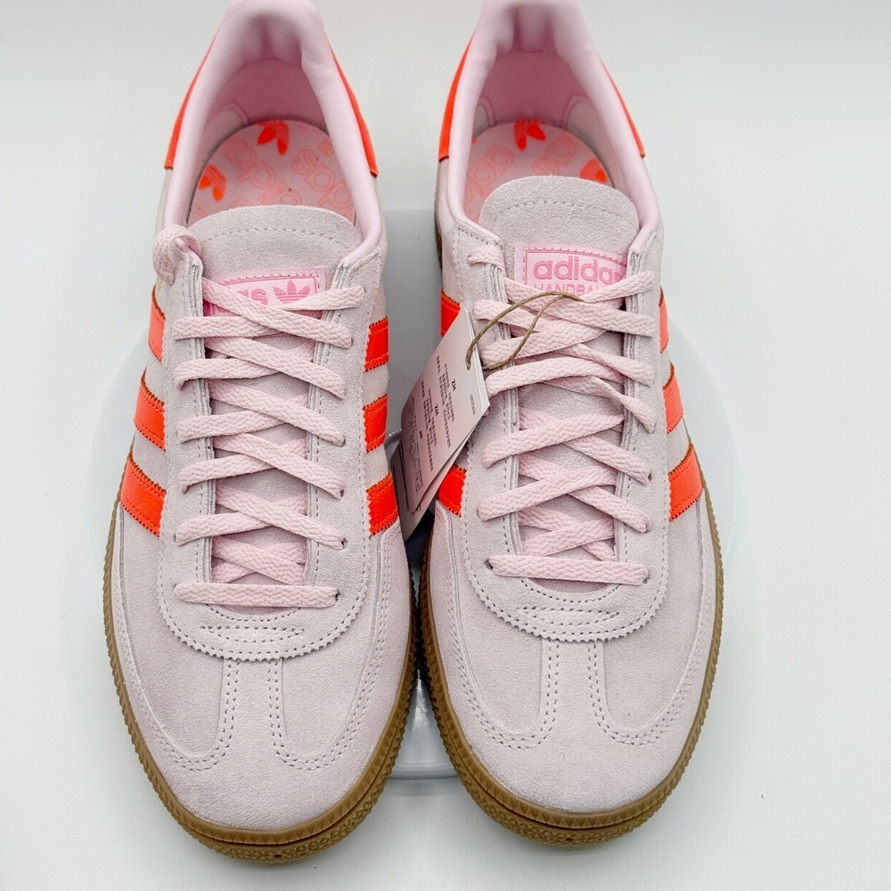 Adidas Handball Spezial W Sneakers Size 7.5 Pink/Orange/Gum JS0250 NEW - Picture 3 of 10